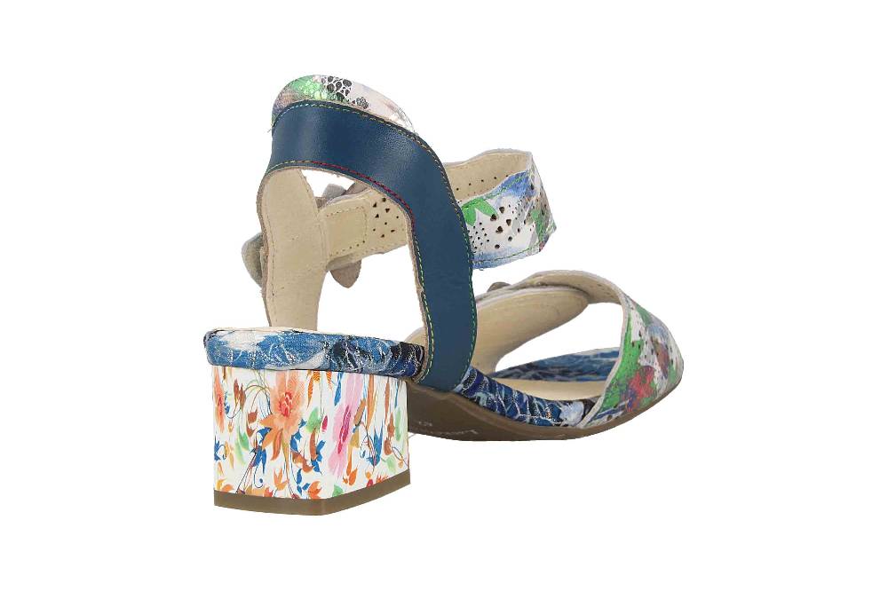 Laura Vita Sandaletten in Übergrößen Mehrfarbig HUCBIO 05 Bleu große Damenschuhe Günstiger Verkauf