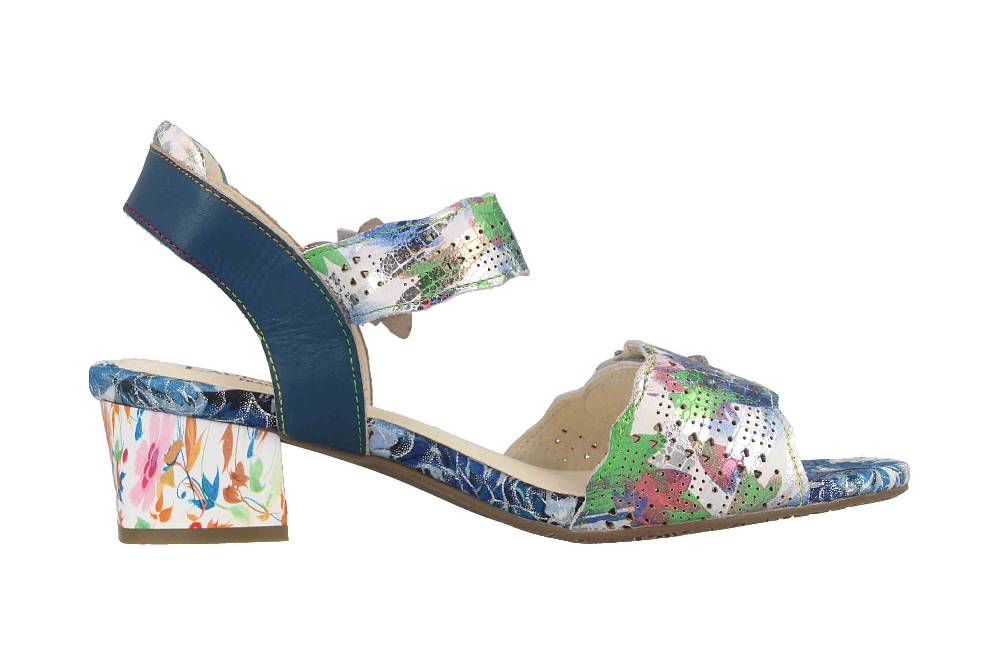 Laura Vita Sandaletten in Übergrößen Mehrfarbig HUCBIO 05 Bleu große Damenschuhe Günstiger Verkauf