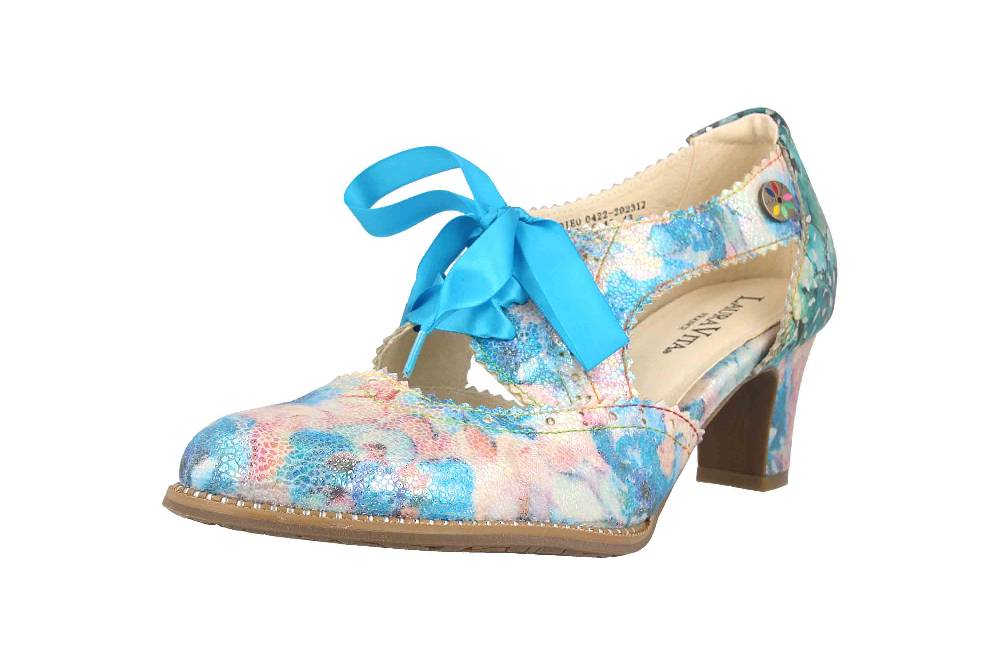 Laura Vita Pumps in Übergrößen Mehrfarbig ELCODIEO 0422 Indigo große Damenschuhe Fabrikverkauf