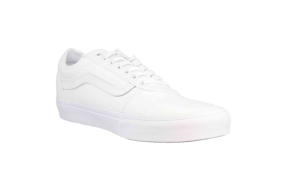 VANS MN Ward CANVAS (Canvas) white/white Sneaker in Übergrößen Weiß VN0A38DM7HN1 große Herrenschuhe Riesige Ersparnisse
