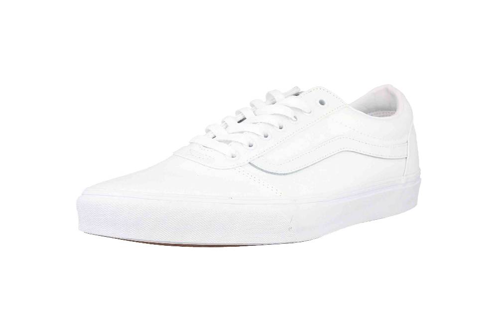 VANS MN Ward CANVAS (Canvas) white/white Sneaker in Übergrößen Weiß VN0A38DM7HN1 große Herrenschuhe Riesige Ersparnisse
