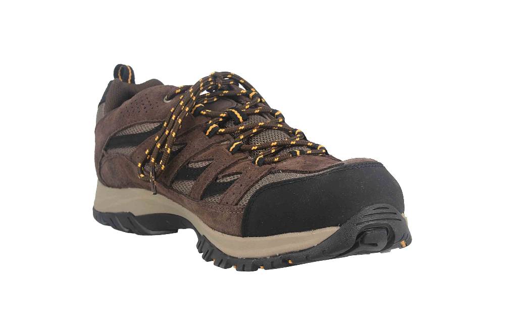 Columbia CRESTWOOD™ WP Trekkingschuhe in Übergrößen Braun BM 5372-255 große Herrenschuhe Auslauf