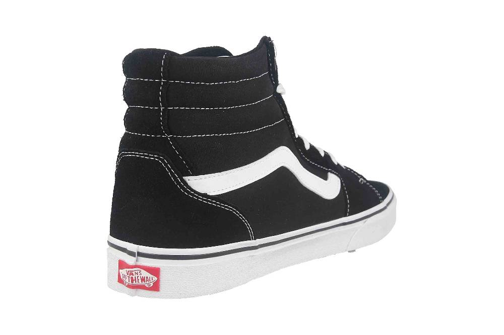 VANS MN Filmore Hi (Suede/Canvas) black/white Sneaker in Übergrößen Schwarz VN0A5HZLIJU1 große Herrenschuhe Verkauf