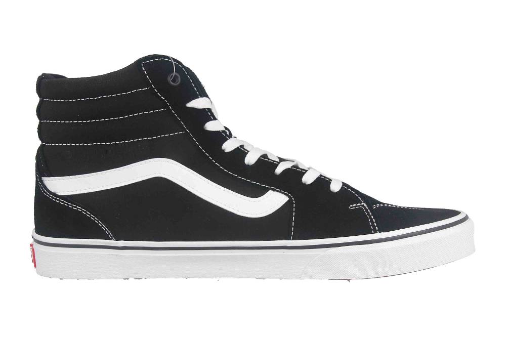 VANS MN Filmore Hi (Suede/Canvas) black/white Sneaker in Übergrößen Schwarz VN0A5HZLIJU1 große Herrenschuhe Verkauf