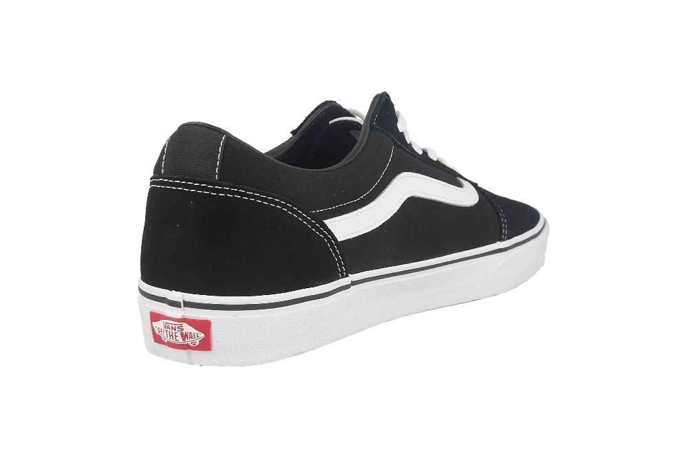 VANS MN WARD (Suede Canvas) Sneaker in Übergrößen Schwarz VN0A36EMC4R1 große Herrenschuhe Günstiger Verkauf
