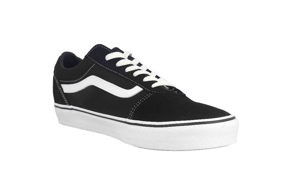 VANS MN WARD (Suede Canvas) Sneaker in Übergrößen Schwarz VN0A36EMC4R1 große Herrenschuhe Günstiger Verkauf