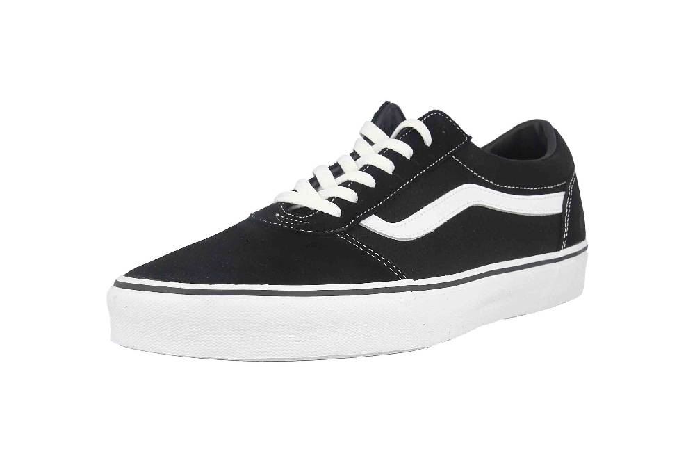 VANS MN WARD (Suede Canvas) Sneaker in Übergrößen Schwarz VN0A36EMC4R1 große Herrenschuhe Günstiger Verkauf