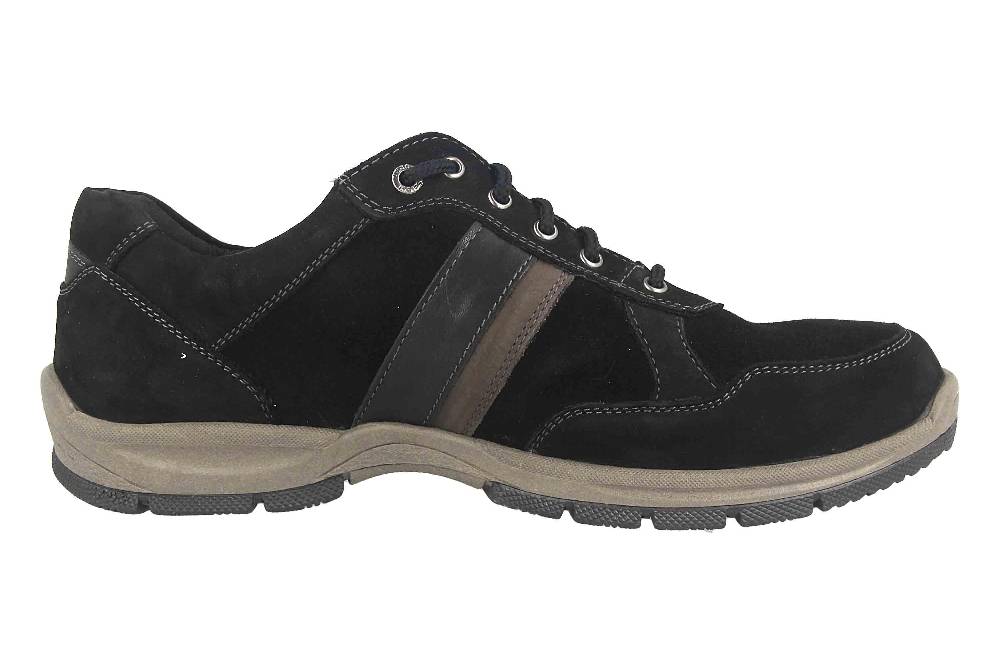Josef Seibel Lenny 51 Halbschuhe in Übergrößen Schwarz 14951 TE21 101 große Herrenschuhe Online