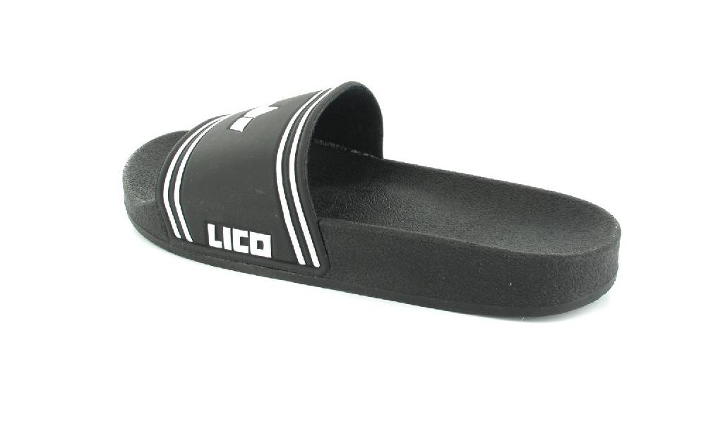 Lico Badesandalen in Übergrößen Schwarz 430009 / 430011 große Herrenschuhe Blitzverkäufe