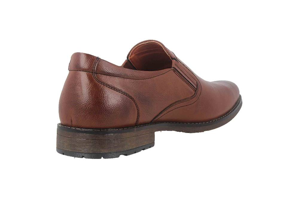 Mavins Slipper in Übergrößen Braun 3HH0181801 3300 Cognac PU große Herrenschuhe Online