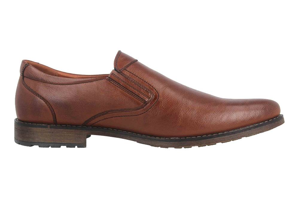 Mavins Slipper in Übergrößen Braun 3HH0181801 3300 Cognac PU große Herrenschuhe Online