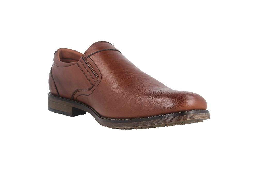 Mavins Slipper in Übergrößen Braun 3HH0181801 3300 Cognac PU große Herrenschuhe Online