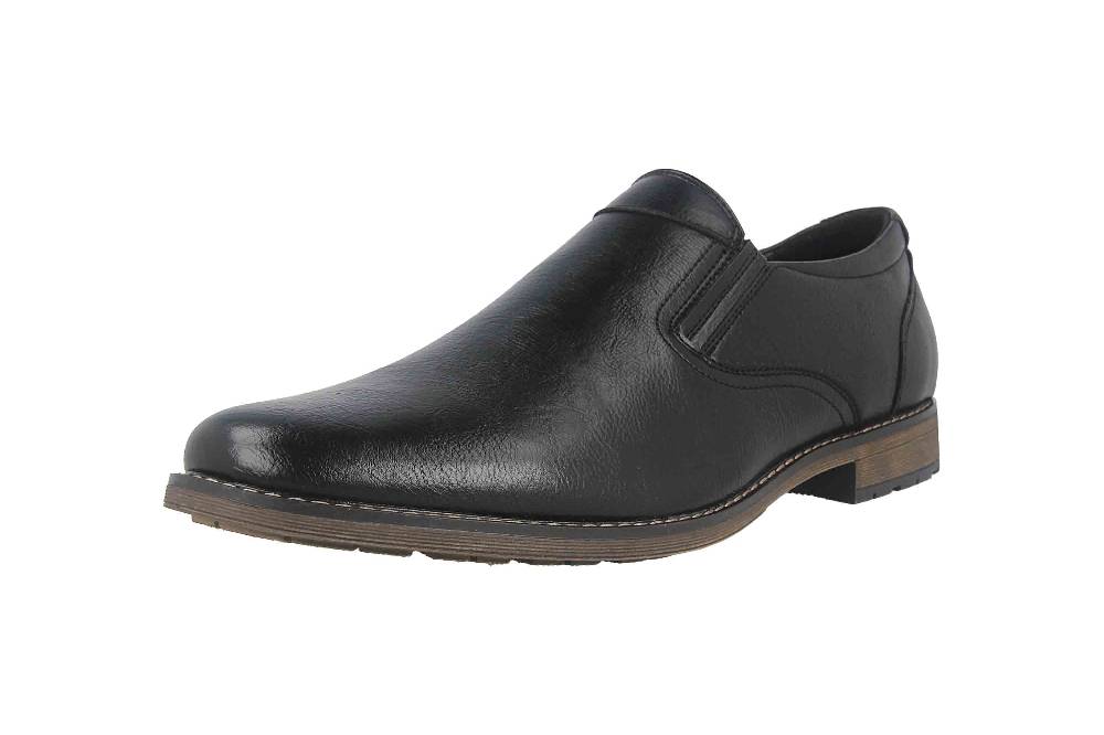 Mavins Slipper in Übergrößen Braun 3HH0181801 3300 Cognac PU große Herrenschuhe Outlet
