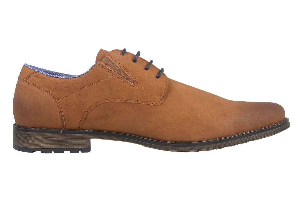 Mavins Halbschuhe in Übergrößen Beige 3HH0180302 3800 Sand PU Nubuck große Herrenschuhe Neueste Mode