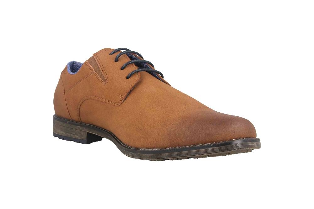 Mavins Halbschuhe in Übergrößen Beige 3HH0180302 3800 Sand PU Nubuck große Herrenschuhe Neueste Mode