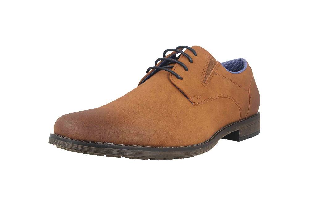 Mavins Halbschuhe in Übergrößen Beige 3HH0180302 3800 Sand PU Nubuck große Herrenschuhe Neueste Mode