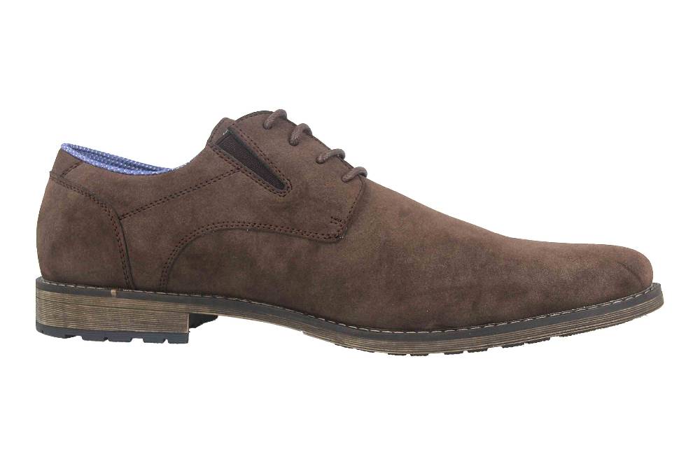Mavins Halbschuhe in Übergrößen Braun 3HH0180302 3500 D.Brown PU Nubuck große Herrenschuhe Angebote