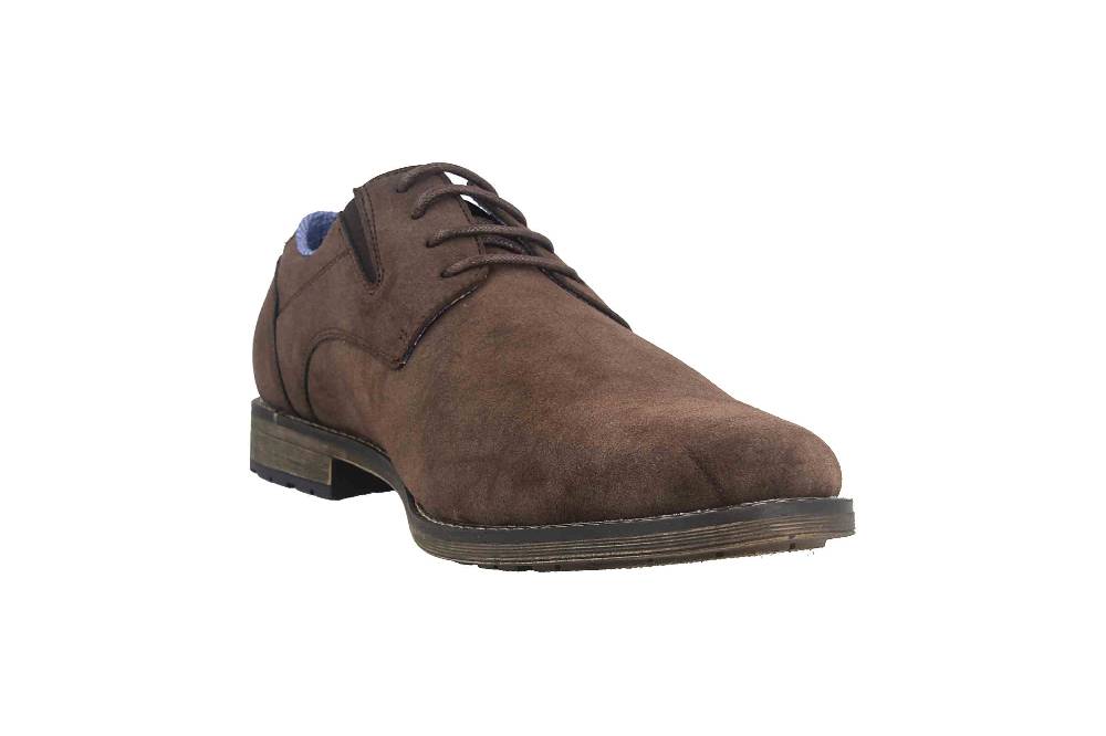 Mavins Halbschuhe in Übergrößen Braun 3HH0180302 3500 D.Brown PU Nubuck große Herrenschuhe Angebote