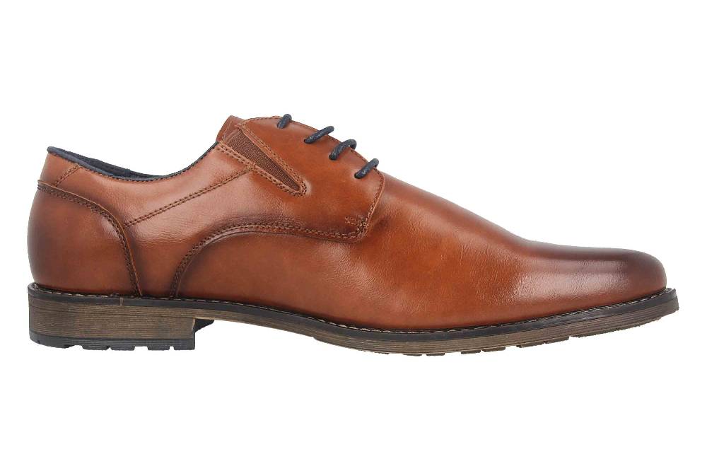 Mavins Halbschuhe in Übergrößen Braun 3HH0180301 3300 Cognac PU große Herrenschuhe im Angebot
