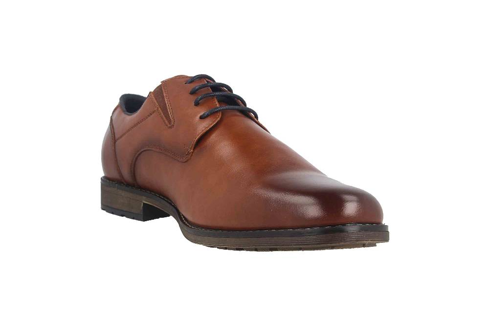 Mavins Halbschuhe in Übergrößen Braun 3HH0180301 3300 Cognac PU große Herrenschuhe im Angebot