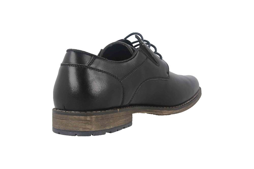 Mavins Halbschuhe in Übergrößen Schwarz 3HH0180301 2100 Black PU große Herrenschuhe Schlussverkauf