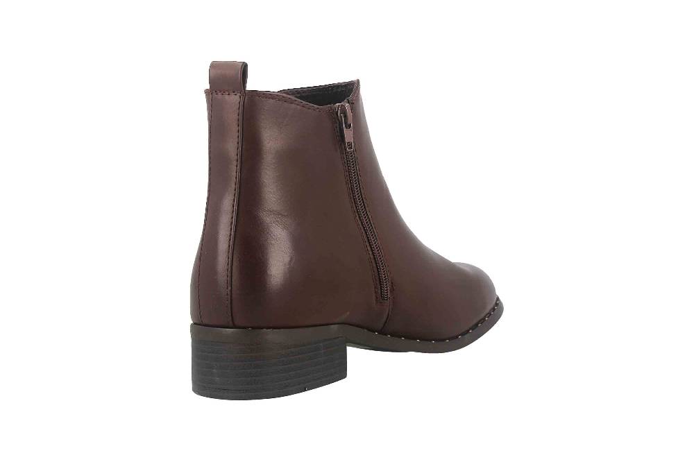 Fitters Footwear Sabine Stiefeletten in Übergrößen Braun 2239217 Brown große Damenschuhe Günstiger Verkauf