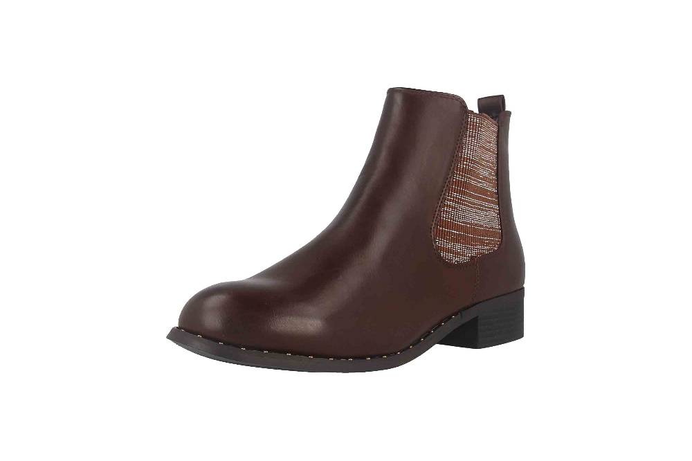 Fitters Footwear Sabine Stiefeletten in Übergrößen Braun 2239217 Brown große Damenschuhe Günstiger Verkauf