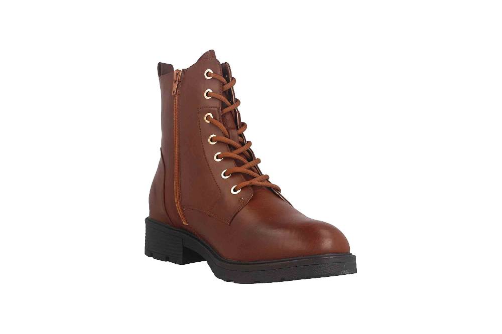 Fitters Footwear Stiefeletten in Übergrößen Braun 2237233 Perunscha Brandy große Damenschuhe Online