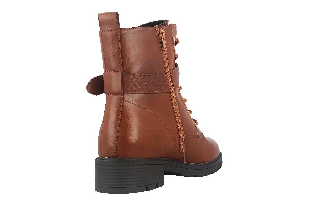 Fitters Footwear Stiefeletten in Übergrößen Braun 2237231 Amalia Brandy große Damenschuhe 2025