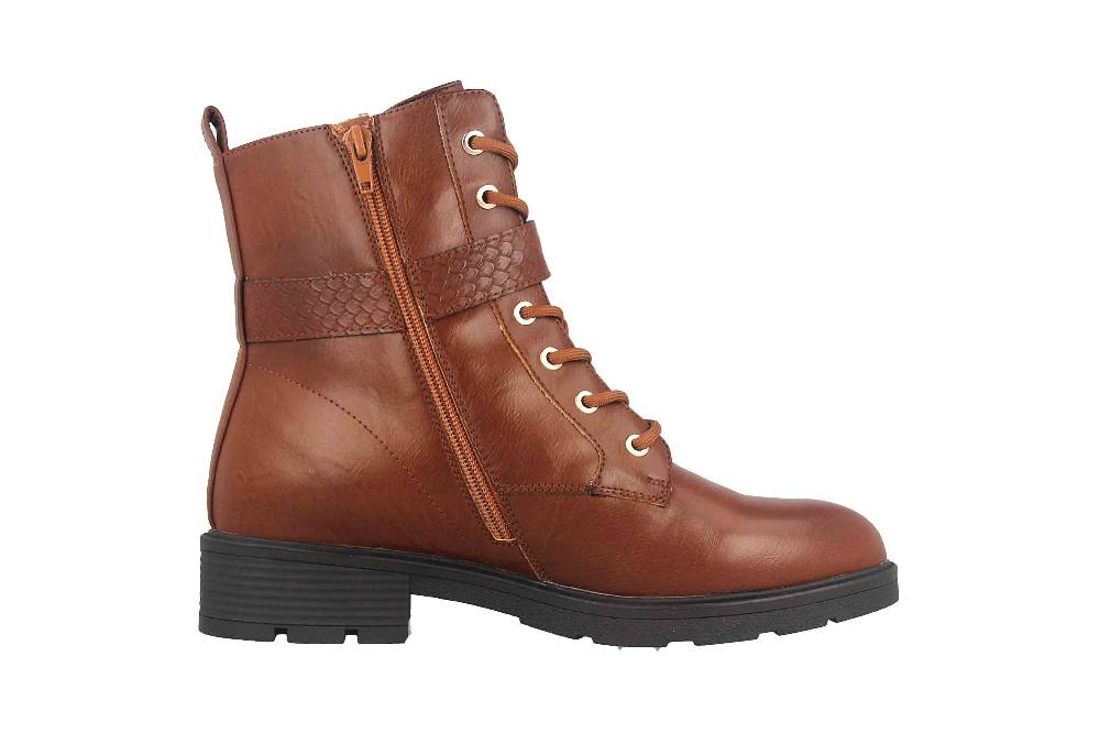 Fitters Footwear Stiefeletten in Übergrößen Braun 2237231 Amalia Brandy große Damenschuhe 2025
