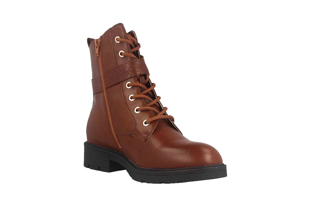Fitters Footwear Stiefeletten in Übergrößen Braun 2237231 Amalia Brandy große Damenschuhe 2025