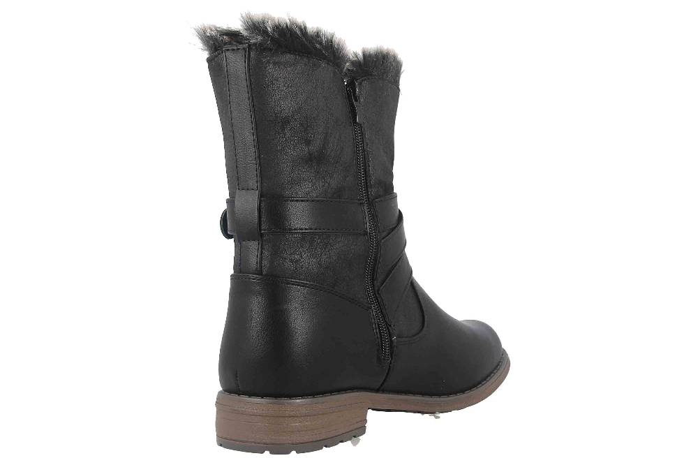 Fitters Footwear Stiefeletten in Übergrößen Schwarz 2374202 Nicole Black große Damenschuhe Fabrikverkauf