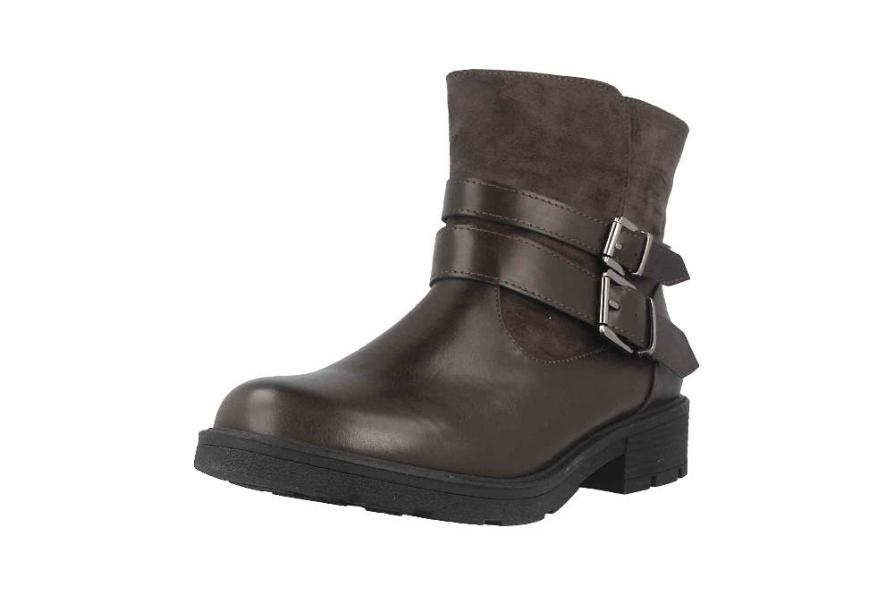 Fitters Footwear Stiefeletten in Übergrößen Grau 2237218 Laia Grey große Damenschuhe Schlussverkauf