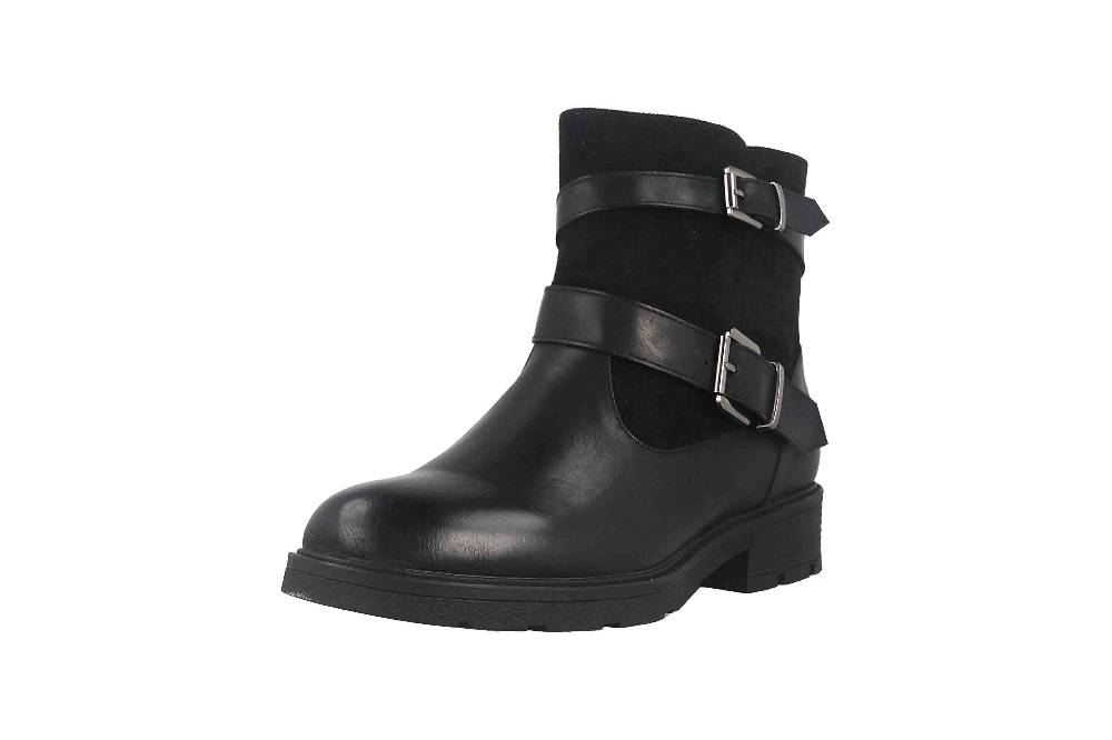 Fitters Footwear Stiefeletten in Übergrößen Schwarz 2237218 Laia Black große Damenschuhe Online