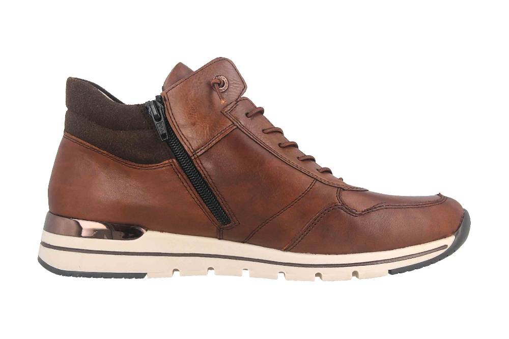 Remonte Sneaker in Übergrößen Braun R6771-22 große Damenschuhe Auslauf