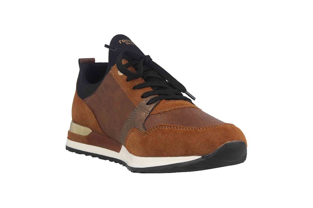 Remonte Sneaker in Übergrößen Braun R2549-24 große Damenschuhe Angebote