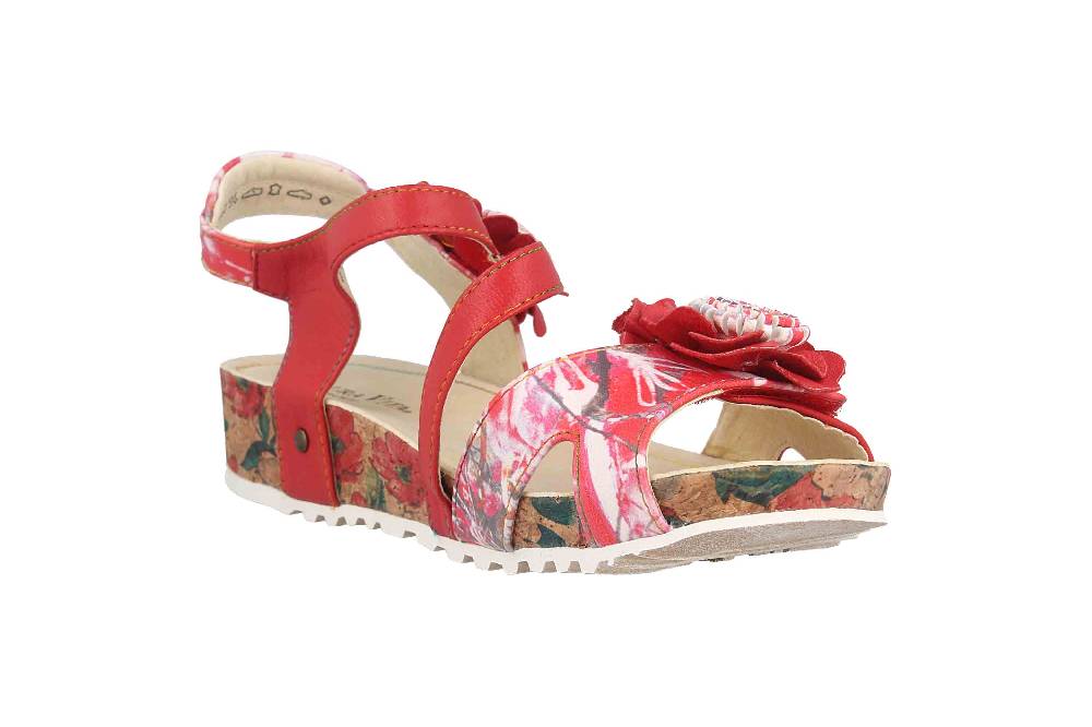 Laura Vita Sandalen in Übergrößen Mehrfarbig BRCYANO 68 Rouge große Damenschuhe Blitzverkäufe