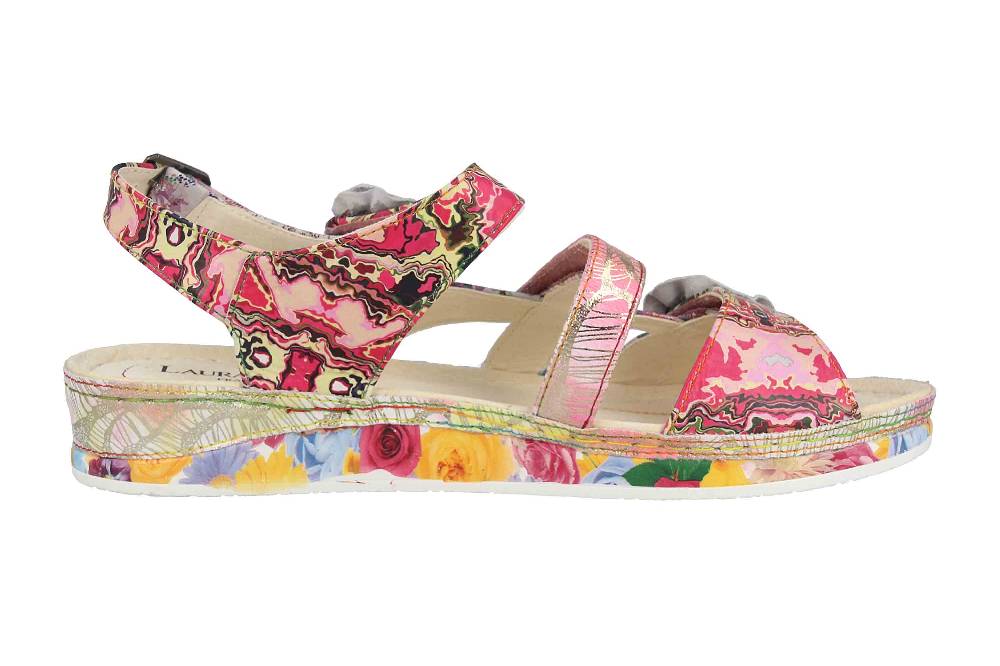Laura Vita Sandalen in Übergrößen Mehrfarbig BRCUELO 06 Peche große Damenschuhe Verkauf