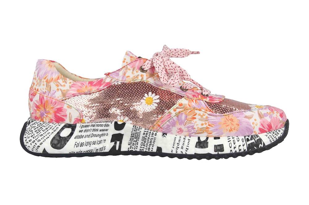 Laura Vita Sneaker in Übergrößen Mehrfarbig BURTON 05 Fraise große Damenschuhe im Angebot