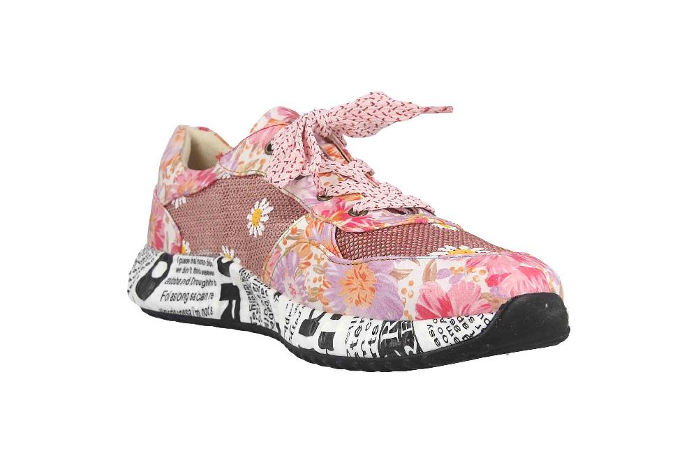 Laura Vita Sneaker in Übergrößen Mehrfarbig BURTON 05 Fraise große Damenschuhe im Angebot