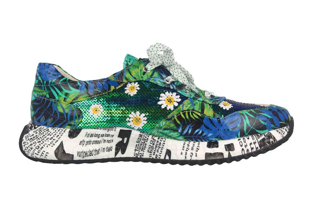 Laura Vita Sneaker in Übergrößen Mehrfarbig BURTON 05 Vert große Damenschuhe Schlussverkauf