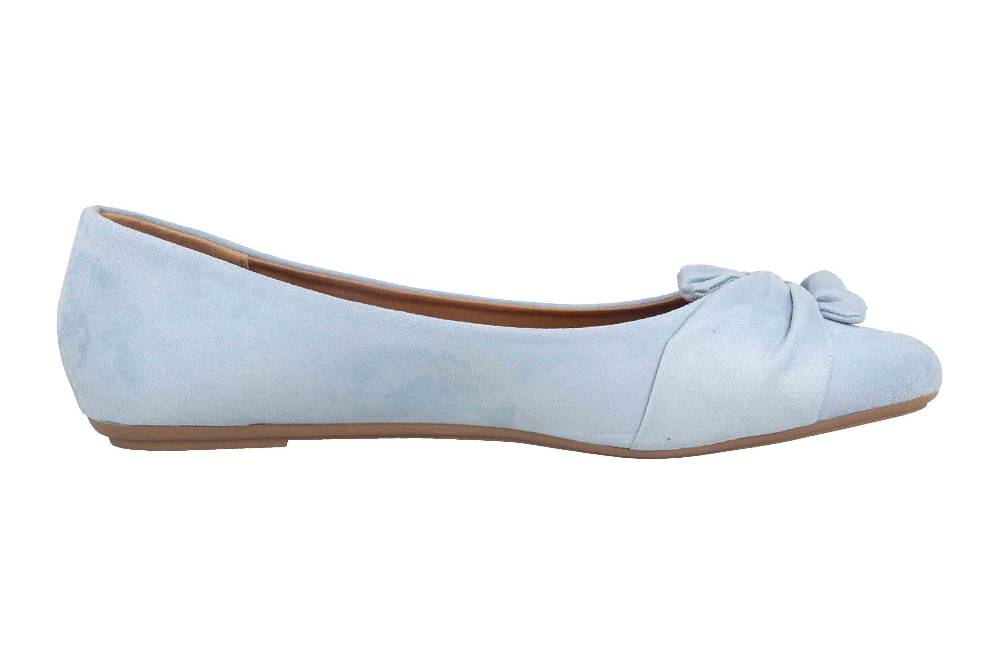 Fitters Footwear Maike Ballerinas in Übergrößen Blau 2.589641 Blue große Damenschuhe Verkauf