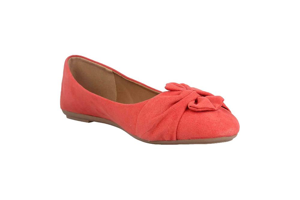 Fitters Footwear Maike Ballerinas in Übergrößen Rot 2.589641 Coral große Damenschuhe Angebote