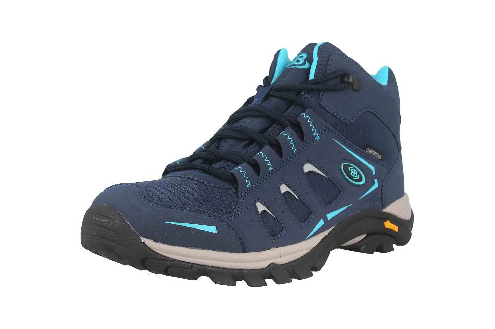 Brütting Mount Frakes High Trekkingschuhe in Übergrößen Blau 221260 große Damenschuhe Hotsell