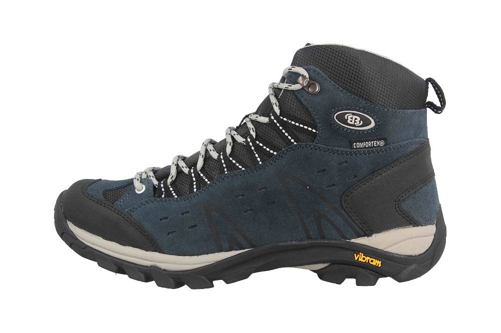 Brütting Mount Bona High Trekkingschuhe in Übergrößen Blau 221086 große Damenschuhe
