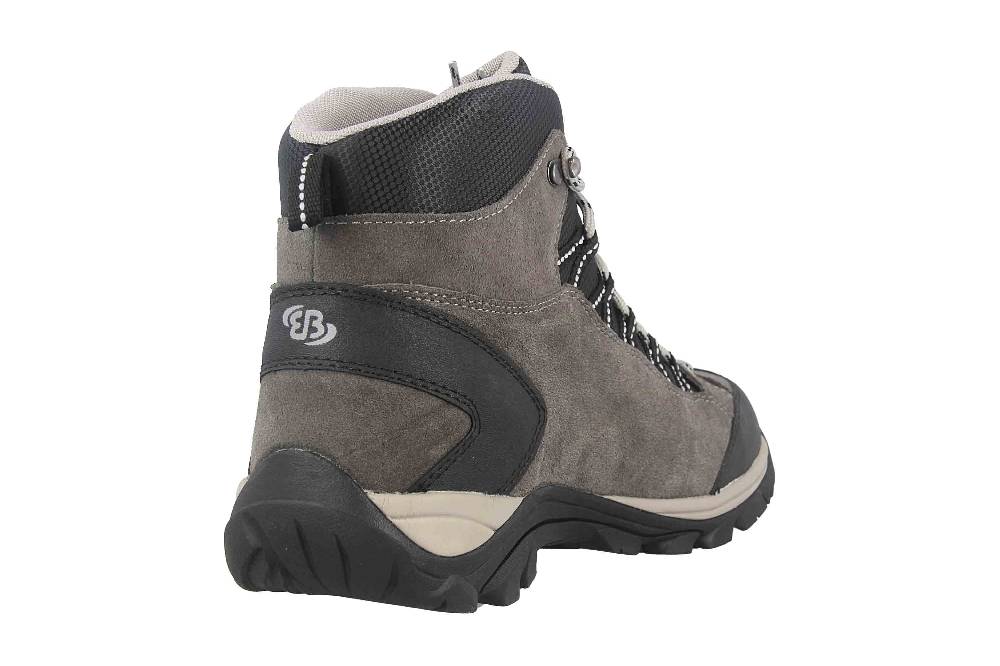 Brütting Mount Bona High Trekkingschuhe in Übergrößen Grau 221080 große Damenschuhe Schlussverkauf
