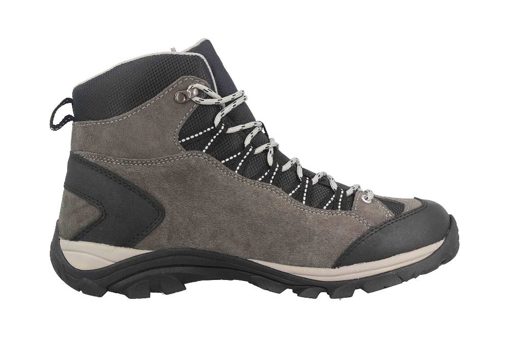 Brütting Mount Bona High Trekkingschuhe in Übergrößen Grau 221080 große Damenschuhe Schlussverkauf