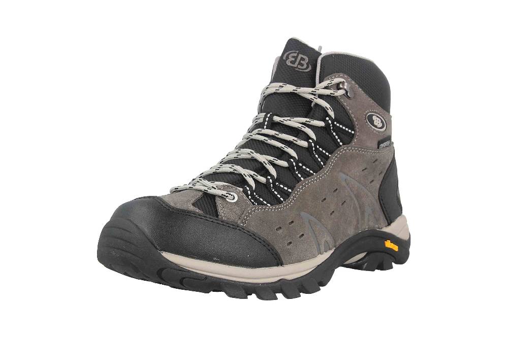 Brütting Mount Bona High Trekkingschuhe in Übergrößen Grau 221080 große Damenschuhe Schlussverkauf
