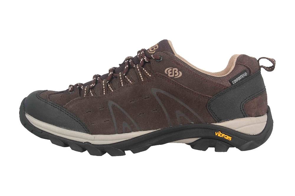 Brütting Mount Bona Low Trekkingschuhe in Übergrößen Braun 211310 große Damenschuhe