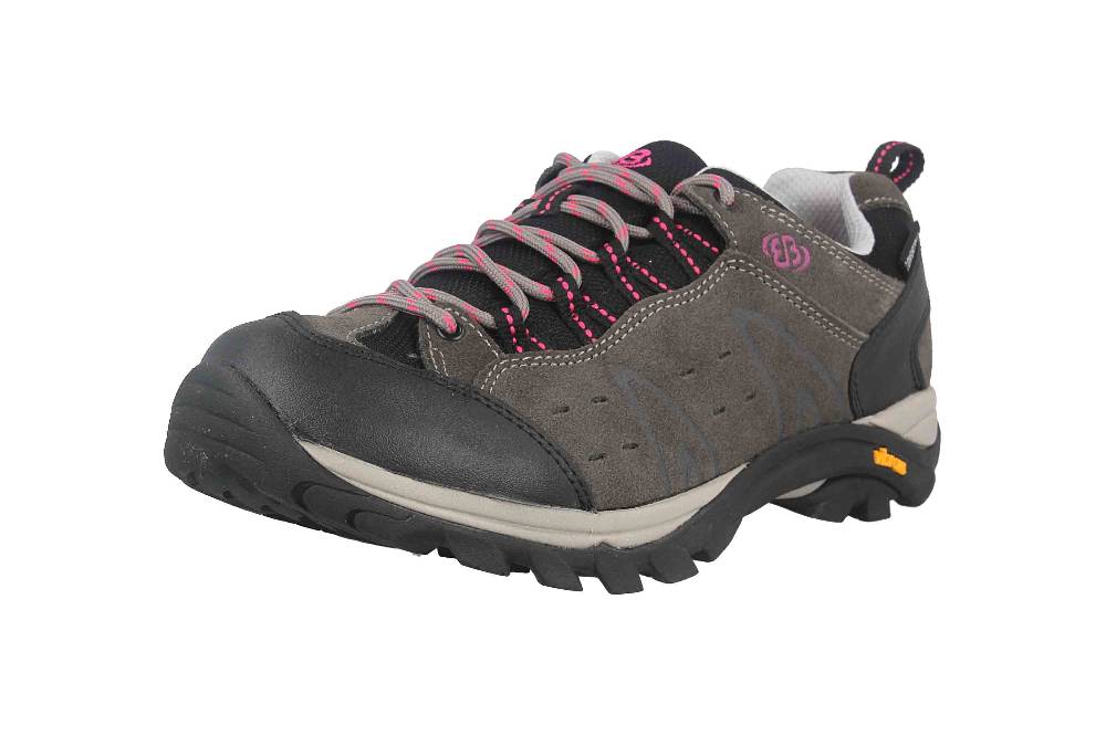 Brütting Mount Bona Low Trekkingschuhe in Übergrößen Grau 211309 große Damenschuhe Blitzverkäufe